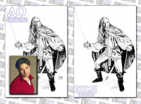 Простая вставка лица живого человека вместо лица нарисованного п