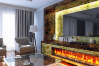 Гостиная в квартире 160 кв.м.