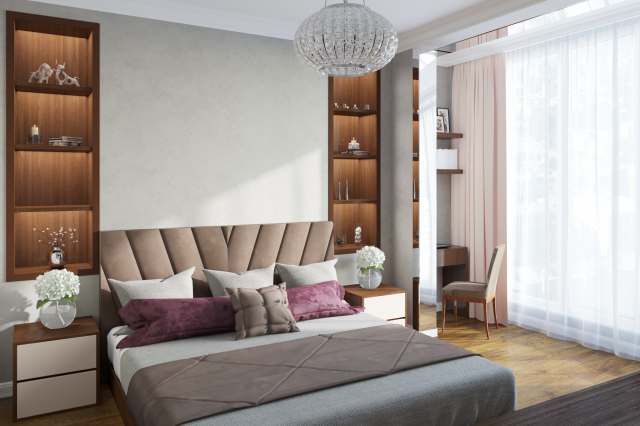 Спальня в современной стилистике