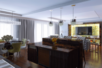 Гостиная в квартире 160 кв.м.