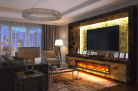 Гостиная в квартире 160 кв.м.