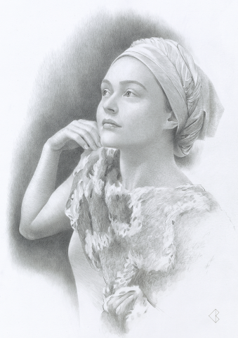 Portrait of a woman. Женский портрет. Бумага / карандаш