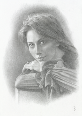 Portrait of a woman. Женский портрет. Бумага / карандаш