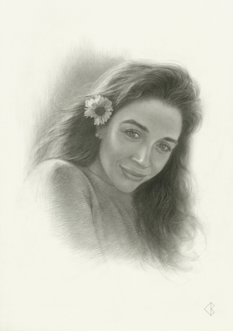 Portrait of a woman. Женский портрет. Бумага / карандаш