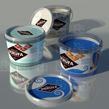 Оформление упаковки для продукции лакокрасочного предприятия