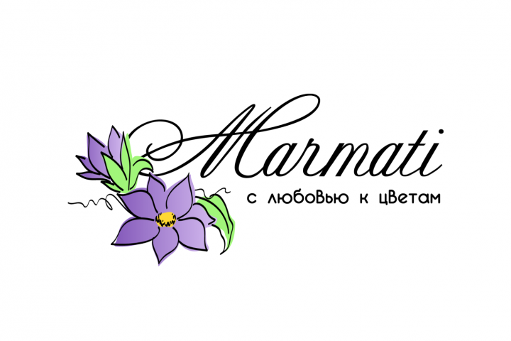 логотип цветочного магазина