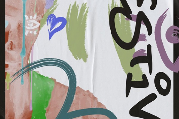 постер на фестиваль современного искусства