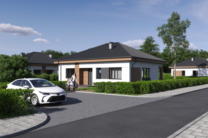 Визуализация коттеджного поселка  3