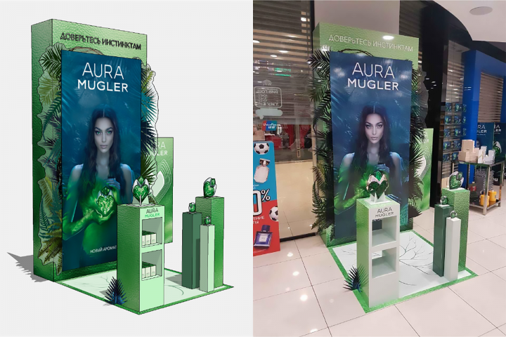 Подиум Mugler Aura