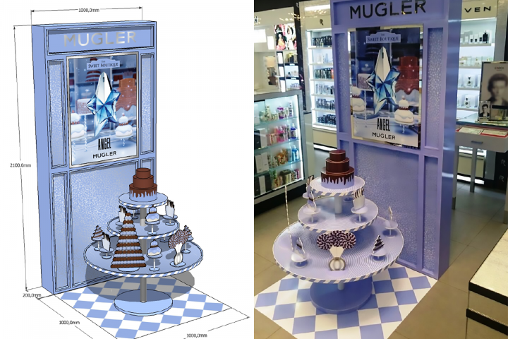 Подиум Mugler Angel