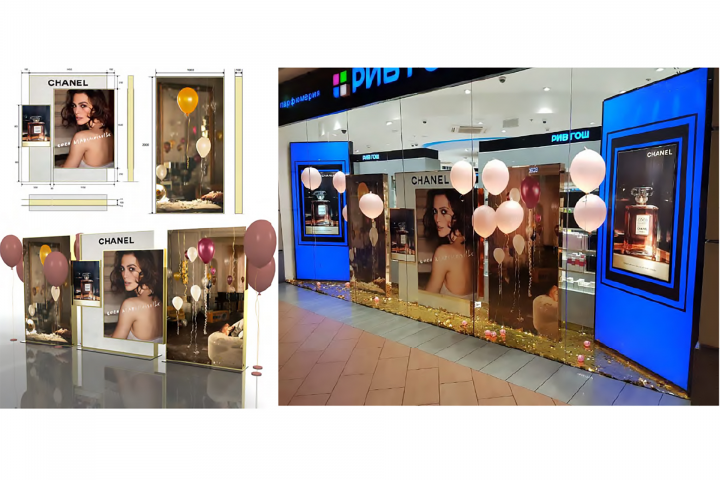 Витрина Chanel