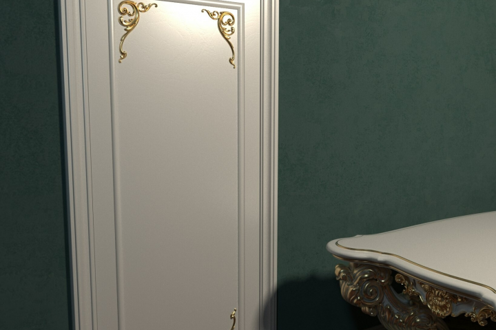 Промышленный дизайн мебели в стиле барокко.