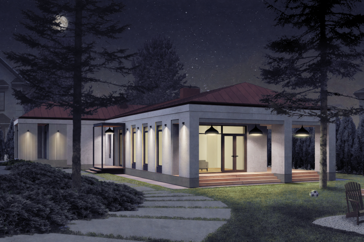 загородный дом - баня