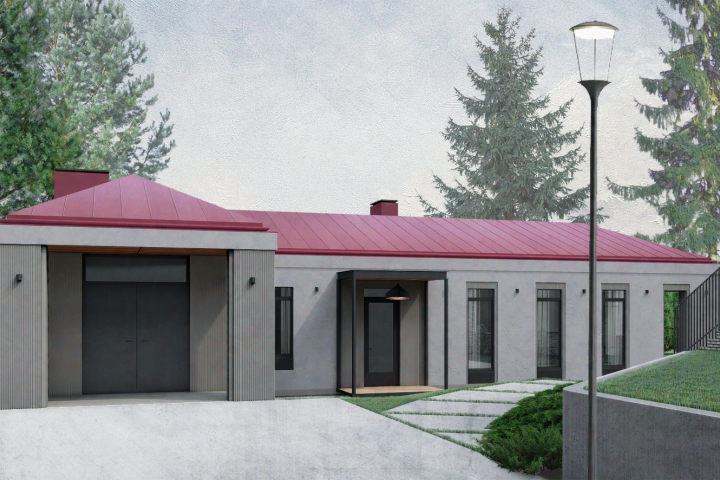 загородный дом - баня