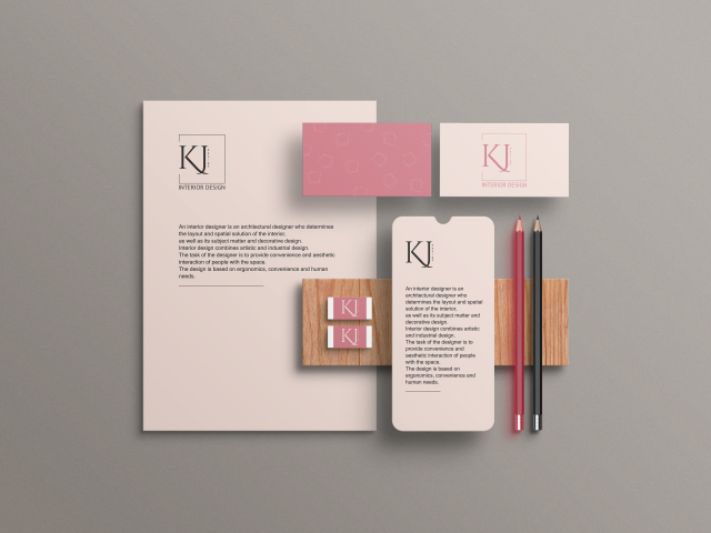 Фирменный стиль дизайнера интерьера