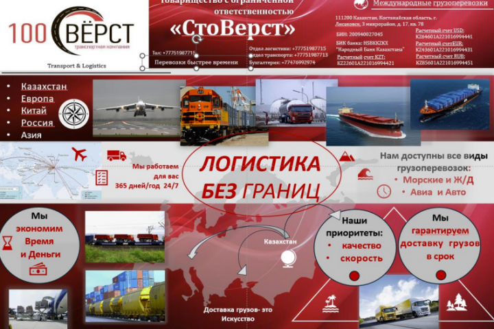 Презентация-визитка предприятия по грузоперевозкам