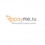 Логотип, кэш-бэк сервиса "REPAYME.RU"