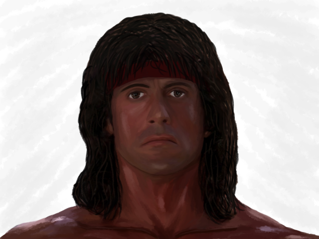 Портрет, планшет "RAMBO"