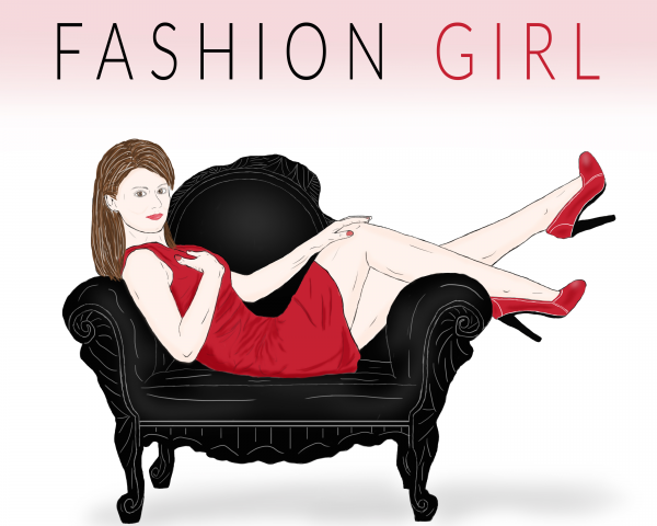 Иллюстрация  "Fashion-girl"