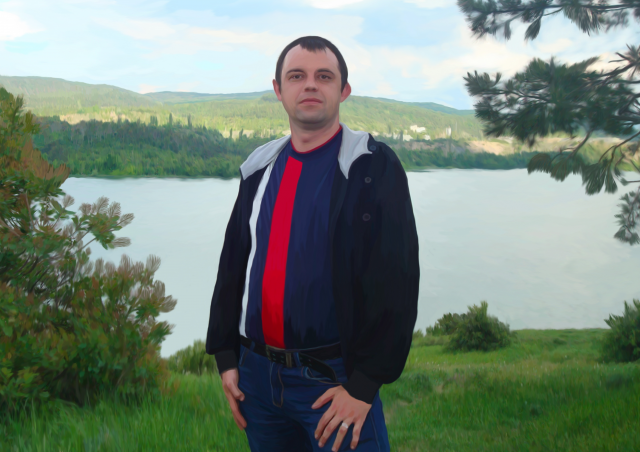 Портрет, цифровая живопись