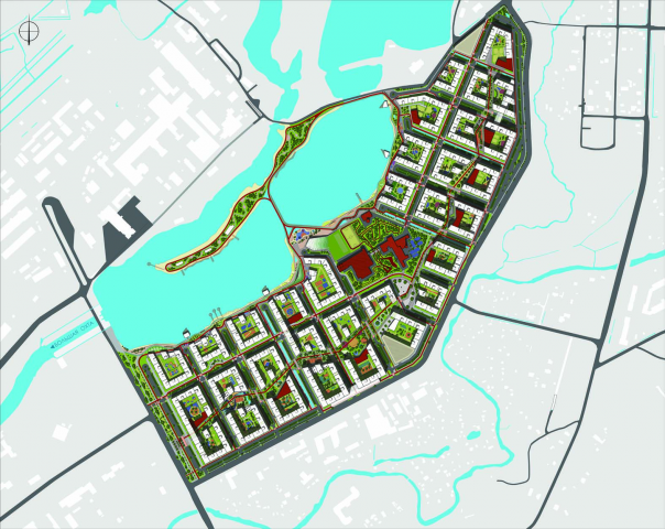 Проект реновации территории порохового завода в Санкт-Петербурге