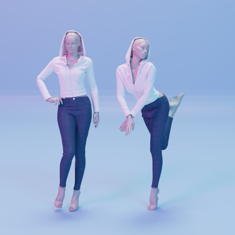 Проектирование одежды для визуализации витрины