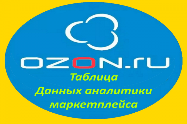 Таблица данных аналитики API Ozon