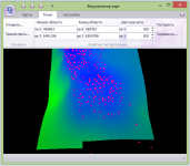 Визуализатор геологических карт + крайгинг интерполяция