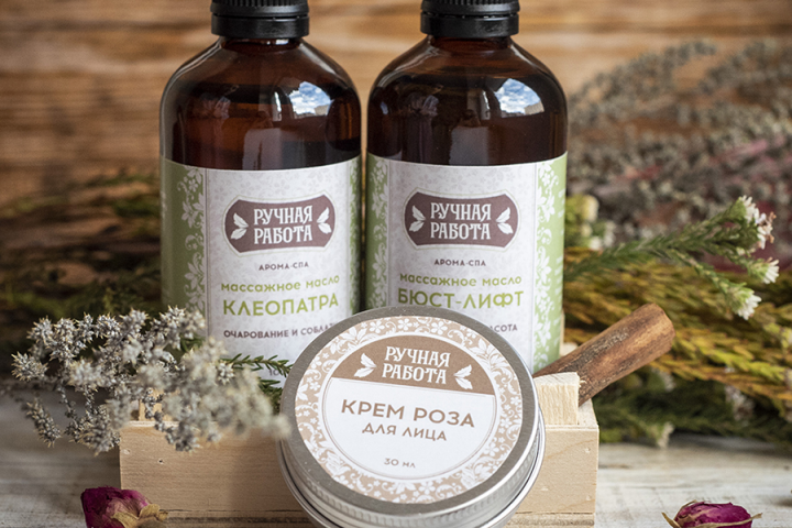 этикетка серии "ручная работа"