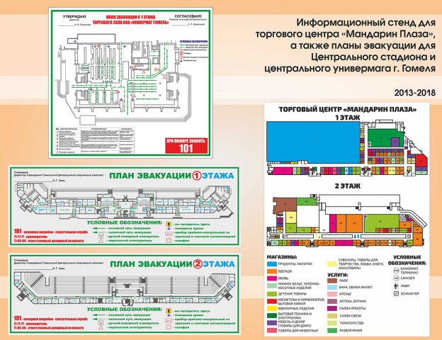 Планы эвакуации