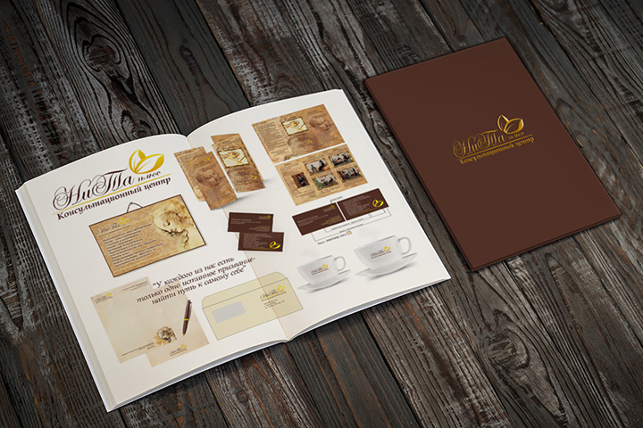 Фирменный стиль для "НиТа плюс"