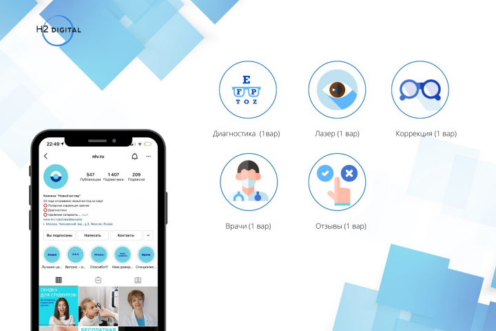 Разработка хайлайтсов для nlv.ru