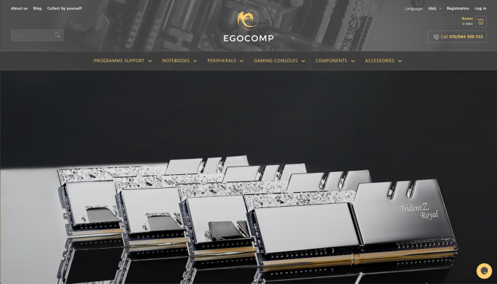 Egocomp. Кастом php, онлайн магазин.