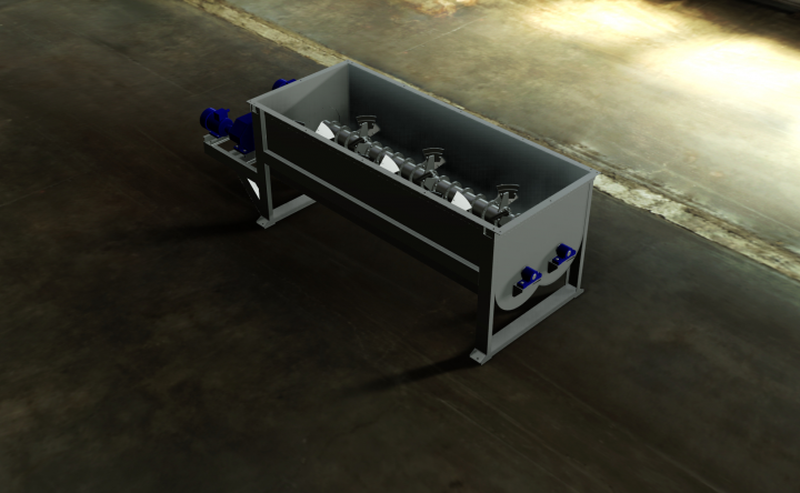 Смеситель двухвальный