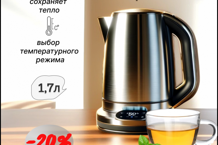 Карточка товара "Чайник"