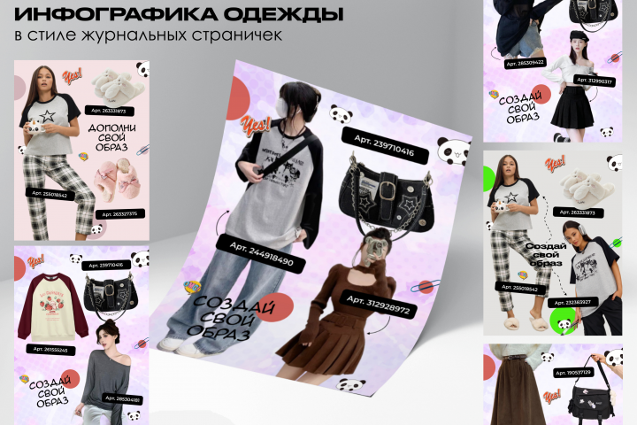 инфографика одежды