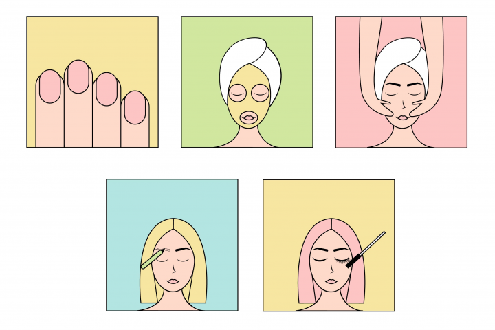 Иконки для студии красоты