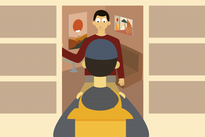 Анимированный ролик доставки пиццы