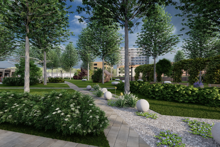 Проект Сквера Четырех стихий в Перми