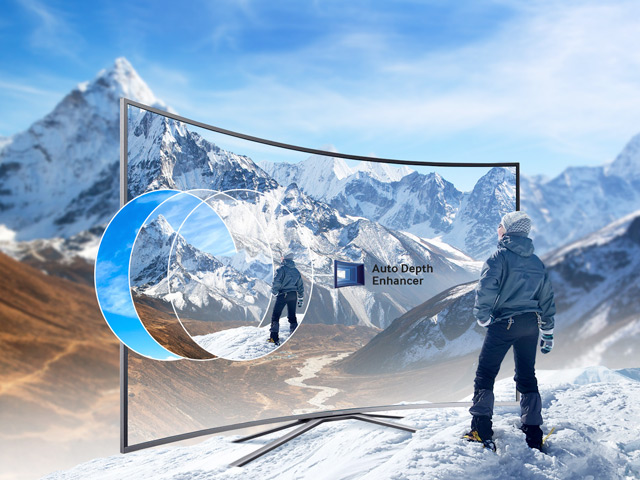 Технология Auto Depth Enhancer применяемая в телевизорах Samsung