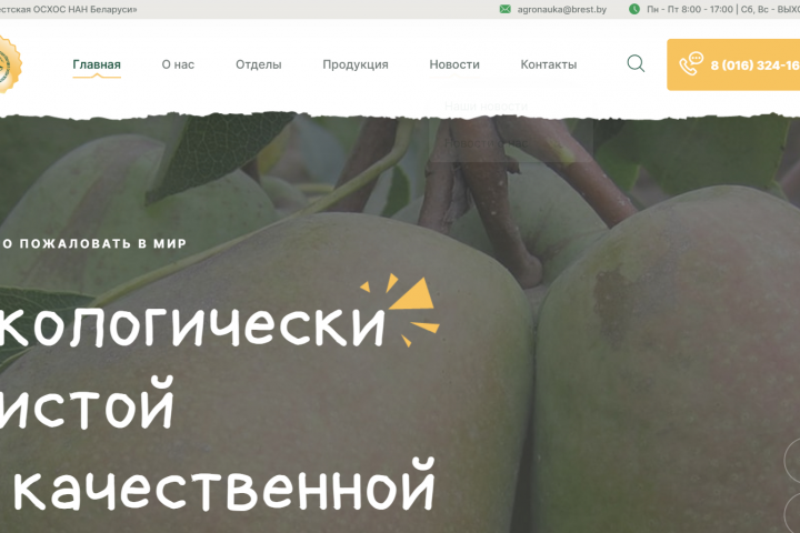 РУП «Брестская ОСХОС НАН Беларуси»