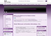 Сайт французской IT компании Mistra