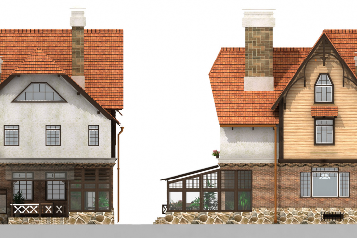 Дом эклектика