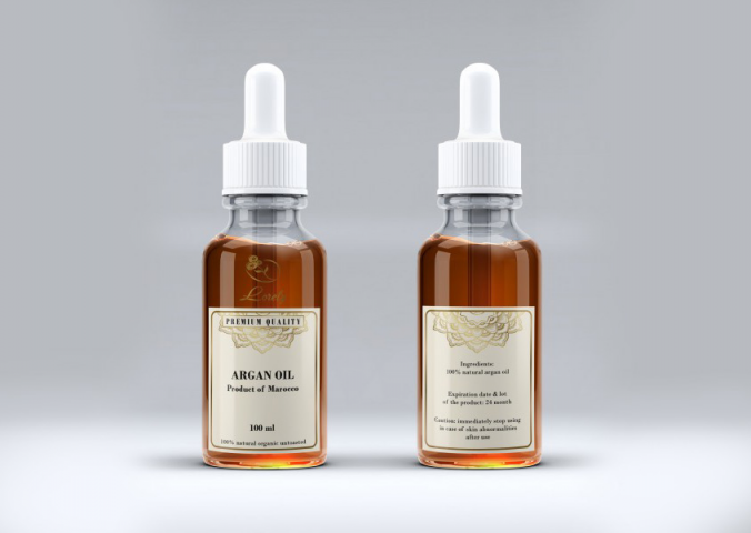 Дизайн наклейки-этикетки для ARGAN OIL