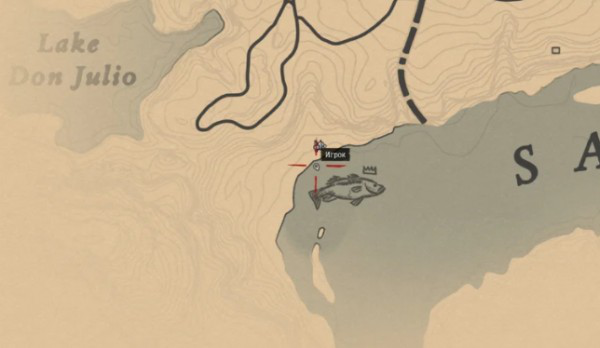 Как поймать легендарную рыбу в RDR 2?