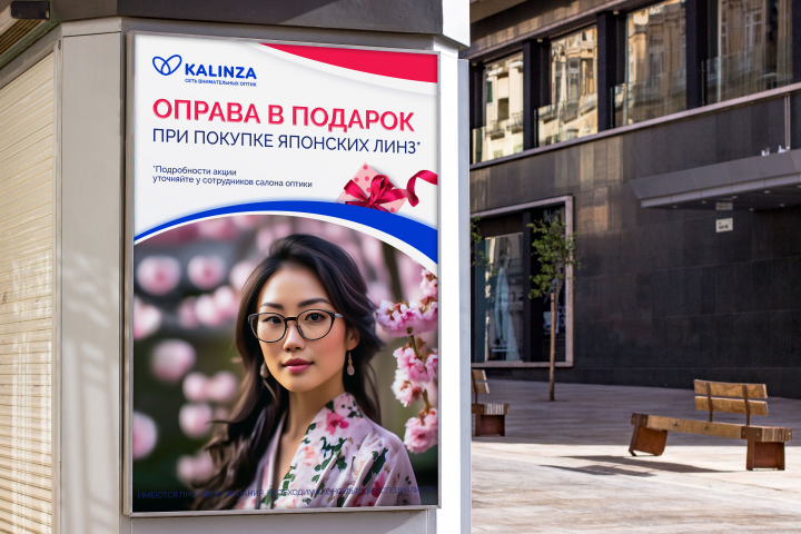 Плакат для оптики