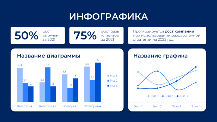 Шаблон инфографики для презентации
