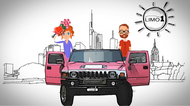Промо фирмы проката лимузинов LIMO1