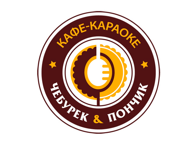 Логотип для кафе "Чебурек и пончик"