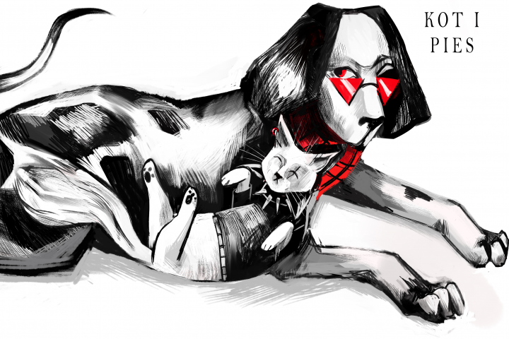 Серия работ "Животные панки"